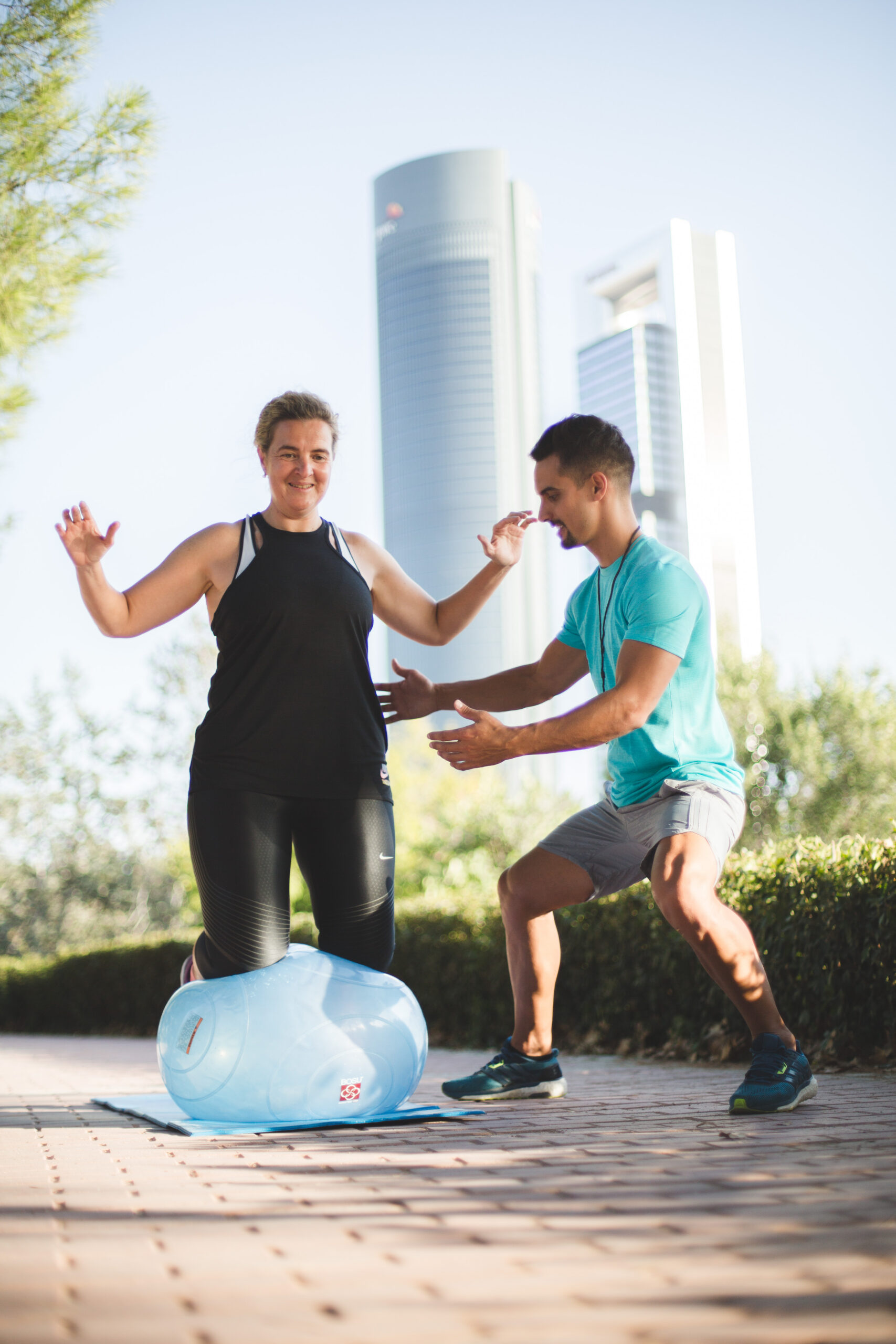 Parque para realizar entrenamiento personal al aire libre en Madrid